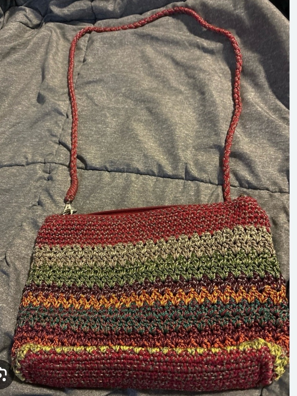 The Sak crossbody peace sign woven bag - Picture 2 of 4